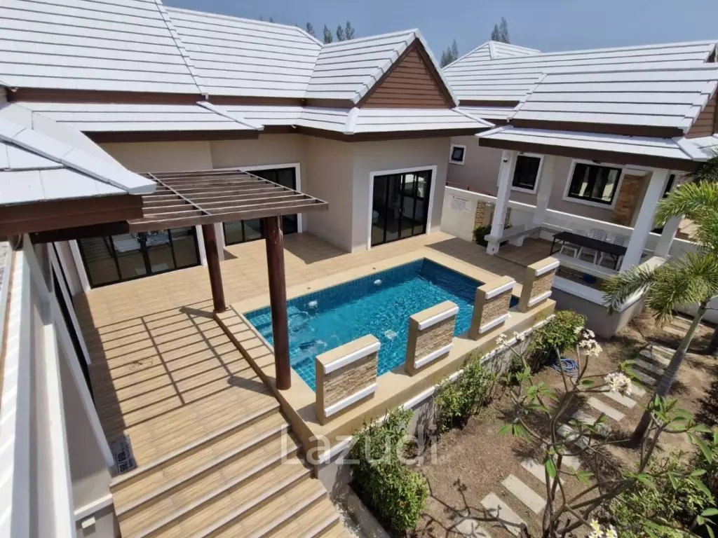 199 sqm modern pool villa with rooftop terrace
