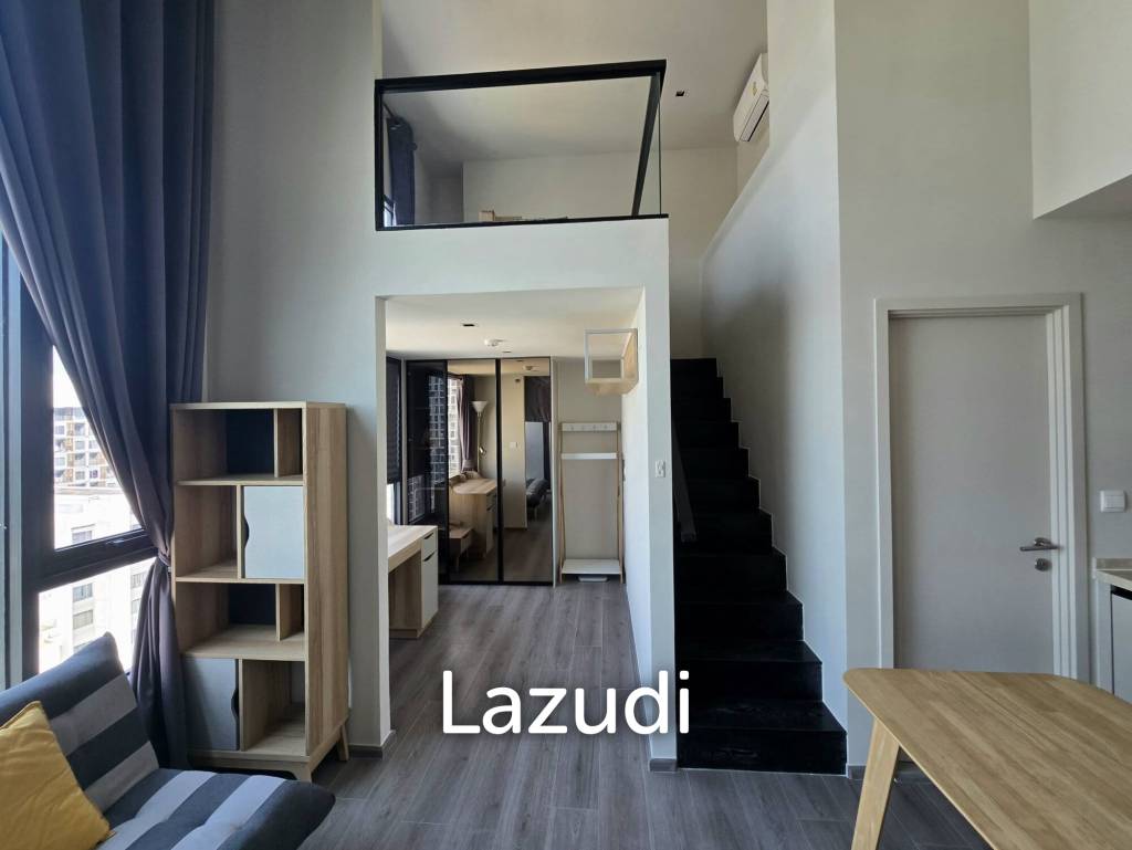 44 sqm loft-style 1 bedroom condo on high floor in Phaya Thai Bangkok