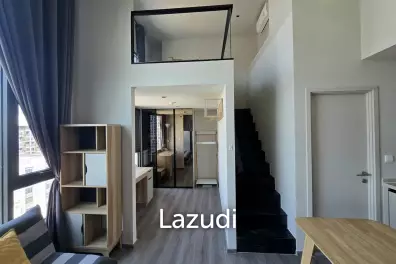 44 sqm loft-style 1 bedroom condo on high floor in Phaya Thai Bangkok