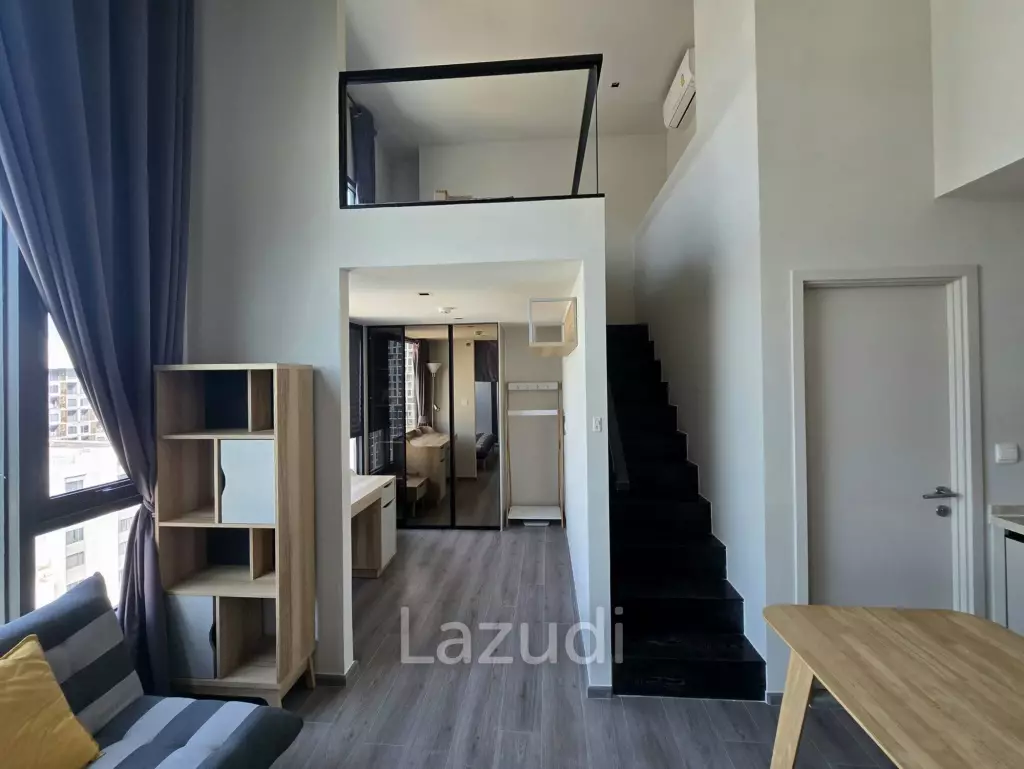 44 sqm loft-style 1 bedroom condo on high floor in Phaya Thai Bangkok