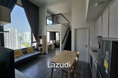 44 sqm loft-style 1 bedroom condo on high floor in Phaya Thai Bangkok