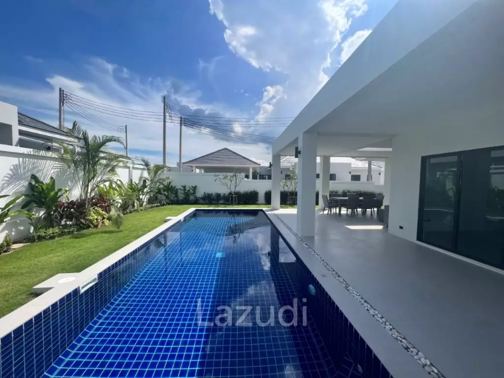 MODA HARMONY : New Modern 3 Bed 4 Bath Pool Villa with Solar