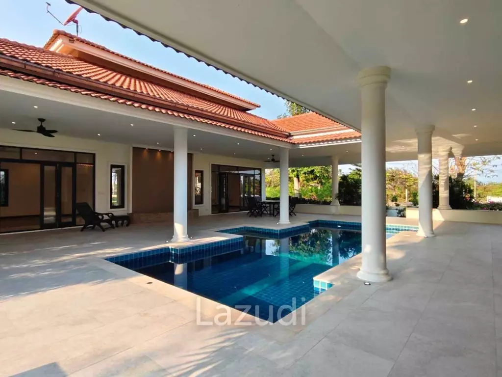 PALM HILLS HOMES : Luxury 3 bed Pool Villa On Golf Course