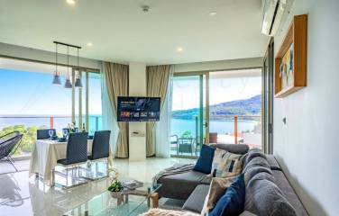 Sea View 2-Bedroom Condo Overlooking Kamala Bay for Rent
