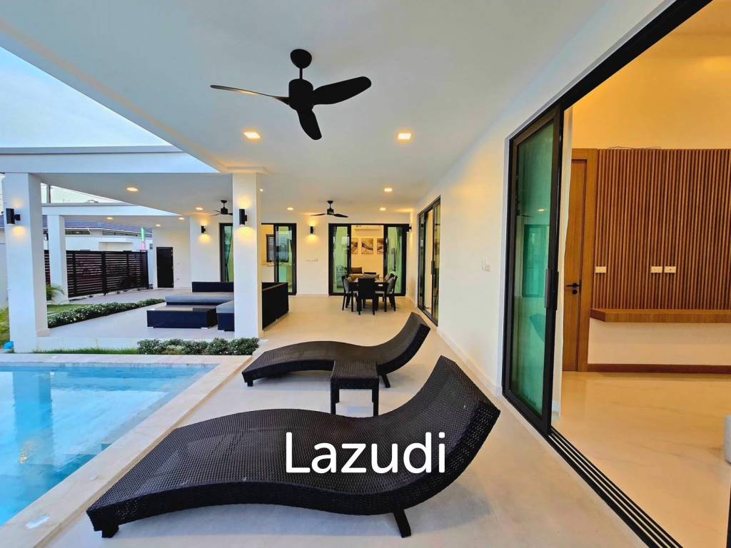 99 VILLAGE : Modern 4 Bed Pool Villa near Black Mountain area