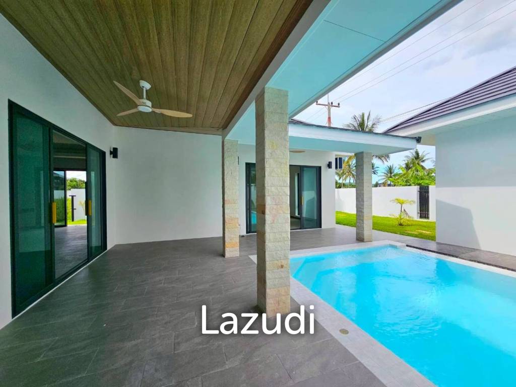 Modern 210 sqm Pool Villa on 640 sqm Land in Hin Lek Fai Hua Hin