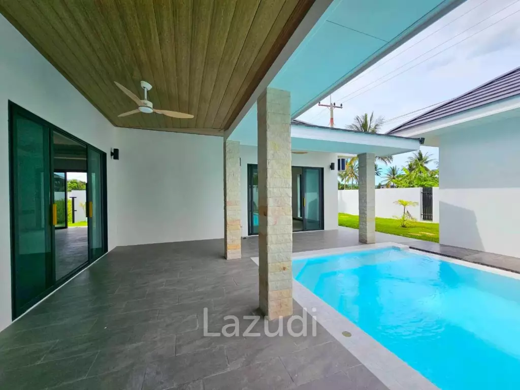 Modern 210 sqm Pool Villa on 640 sqm Land in Hin Lek Fai Hua Hin
