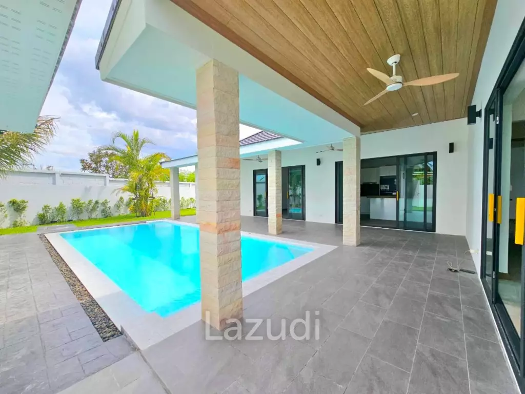 Modern 210 sqm Pool Villa on 640 sqm Land in Hin Lek Fai Hua Hin