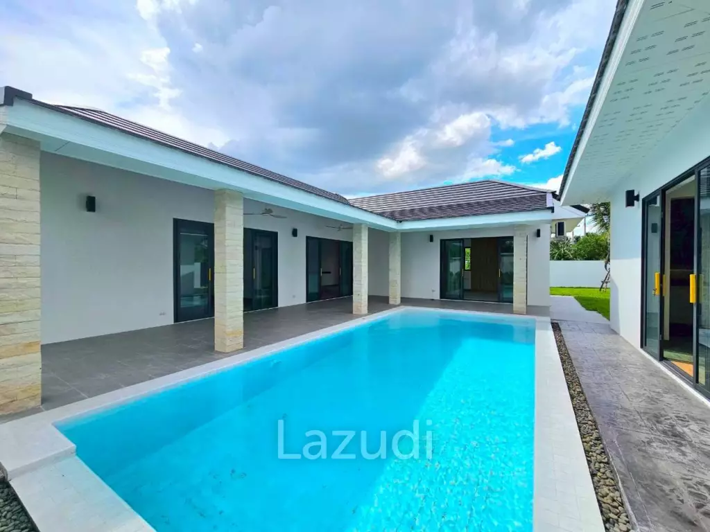 Modern 210 sqm Pool Villa on 640 sqm Land in Hin Lek Fai Hua Hin