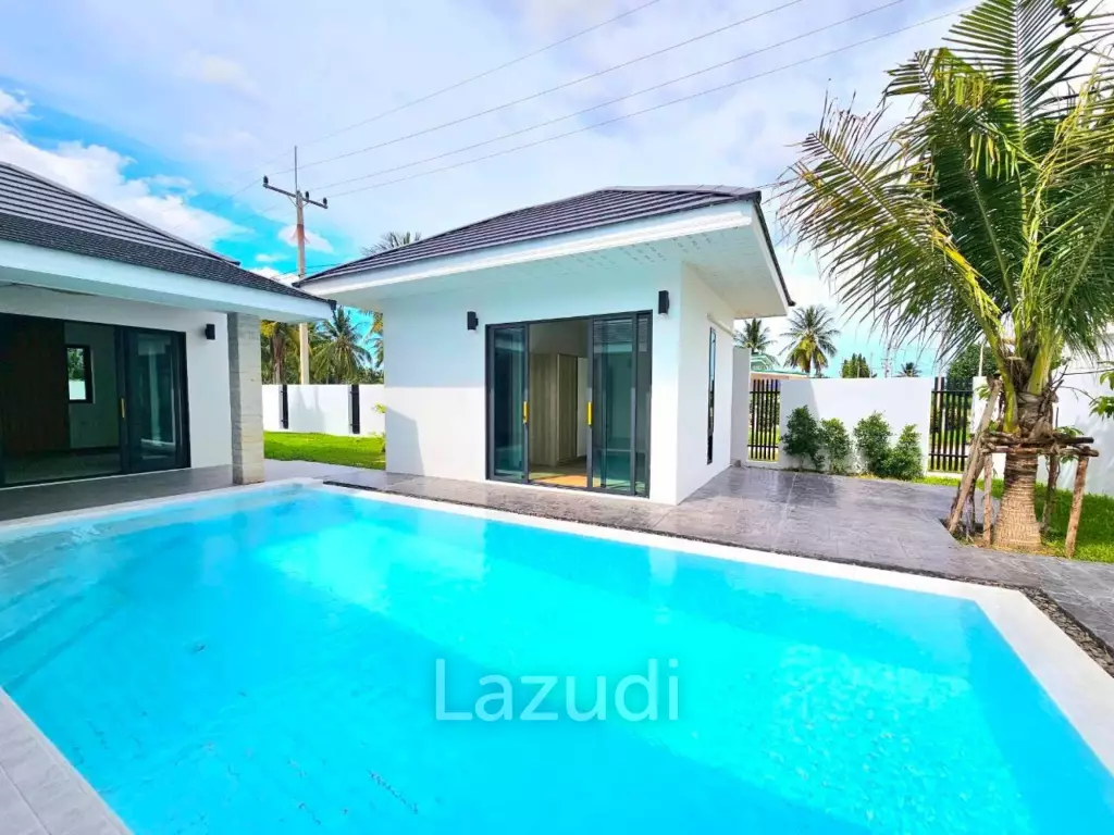 Modern 210 sqm Pool Villa on 640 sqm Land in Hin Lek Fai Hua Hin