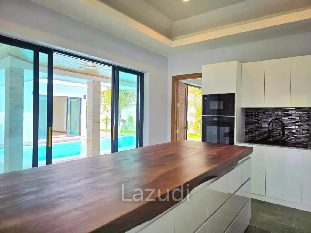 Modern 210 sqm Pool Villa on 640 sqm Land in Hin Lek Fai Hua Hin