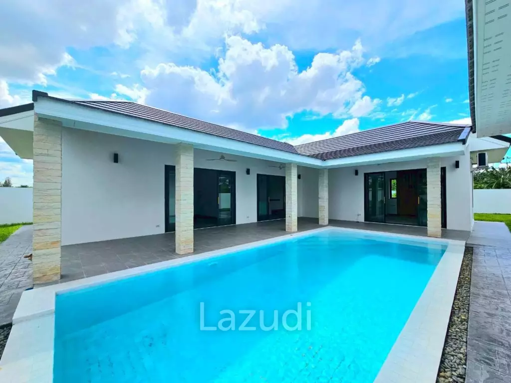 Modern 210 sqm Pool Villa on 640 sqm Land in Hin Lek Fai Hua Hin