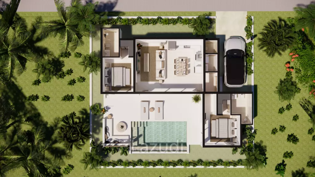 Boutique Pool Villa with Private Pool in Prime Plai Laem