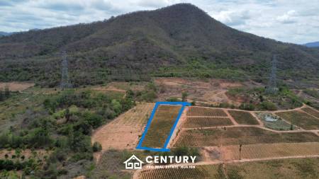 Land 1-3-47 Rai For Sale  Rectangular Farmland for Sale in Thap Tai Hua Hin Freehold