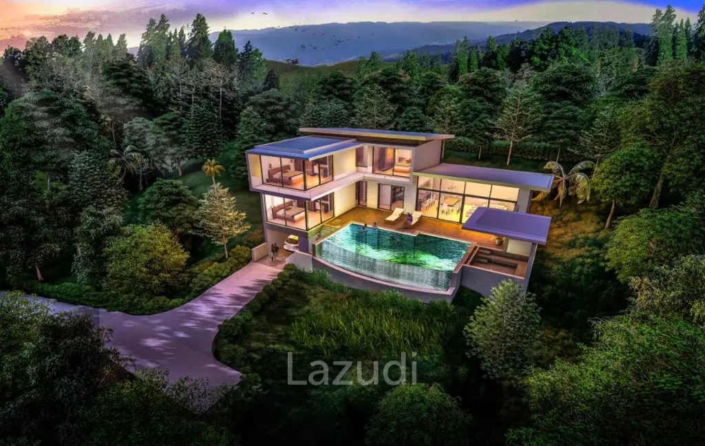 Custom Luxury Sea View Villa Near Choeng Mon Beach