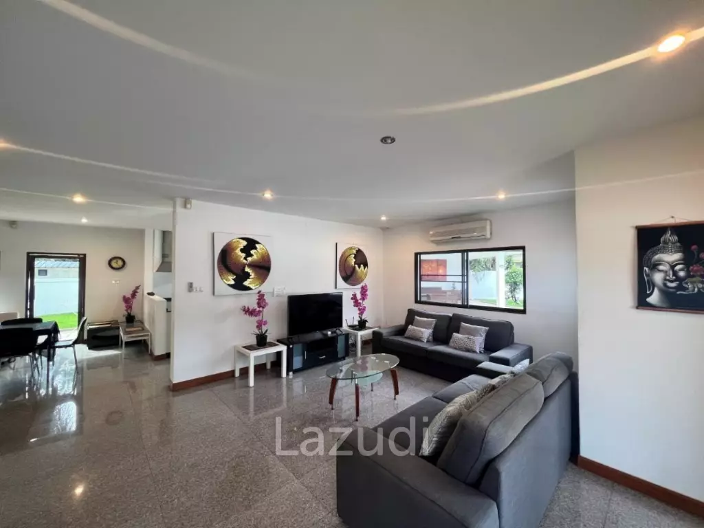 SUNSET VILLAGE 1 : 2 Storey 4 Bed Pool Villa on large corner plot