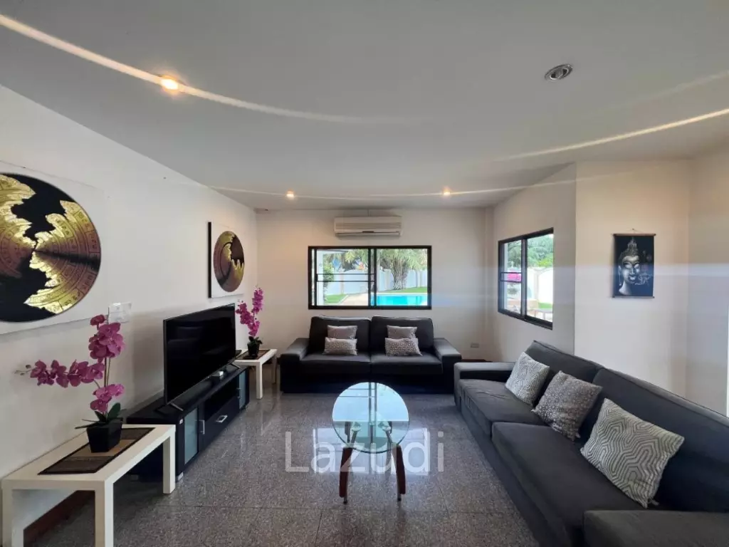 SUNSET VILLAGE 1 : 2 Storey 4 Bed Pool Villa on large corner plot