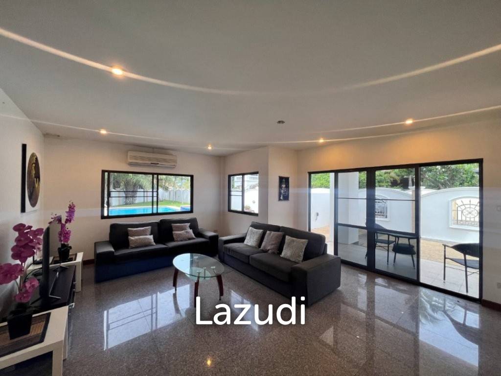 SUNSET VILLAGE 1 : 2 Storey 4 Bed Pool Villa on large corner plot