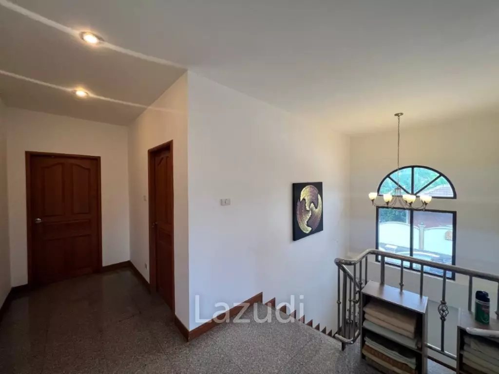SUNSET VILLAGE 1 : 2 Storey 4 Bed Pool Villa on large corner plot
