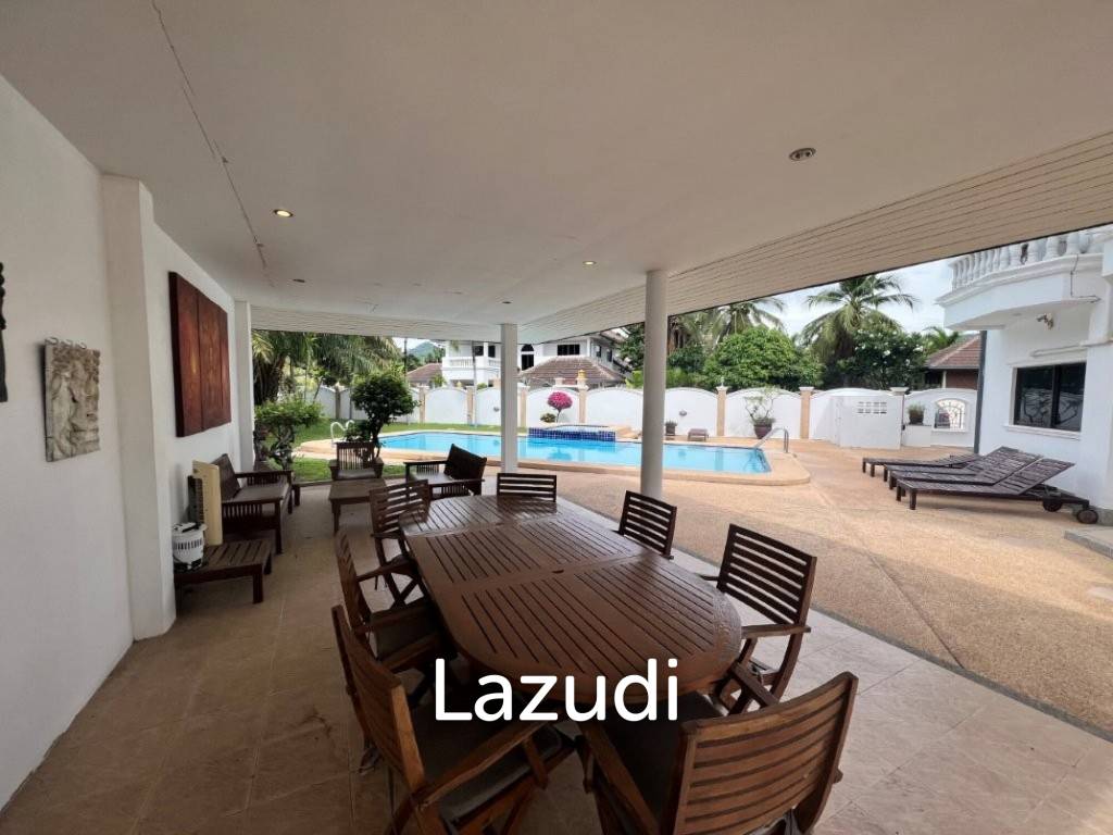 SUNSET VILLAGE 1 : 2 Storey 4 Bed Pool Villa on large corner plot