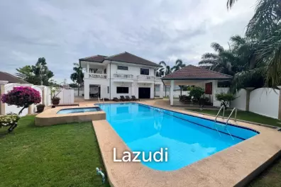 SUNSET VILLAGE 1 : 2 Storey 4 Bed Pool Villa on large corner plot