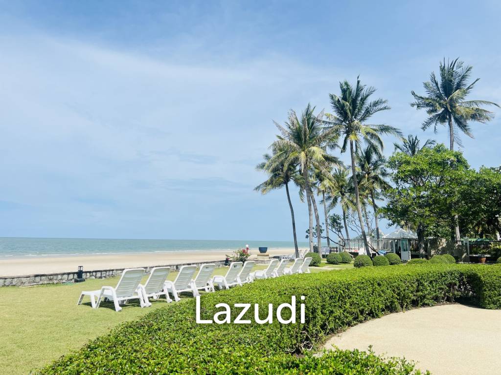คอนโดริมหาดหัวหิน ชั้น2 วิวสระว่ายน้ำ บรรยากาศรีสอร์ต