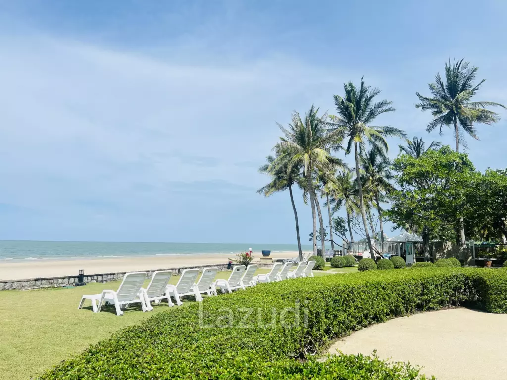 คอนโดริมหาดหัวหิน ชั้น2 วิวสระว่ายน้ำ บรรยากาศรีสอร์ต
