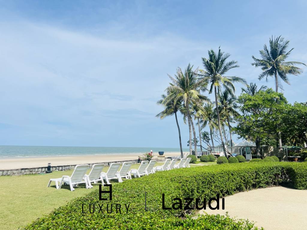 คอนโดริมหาดหัวหิน ชั้น2 วิวสระว่ายน้ำ บรรยากาศรีสอร์ต