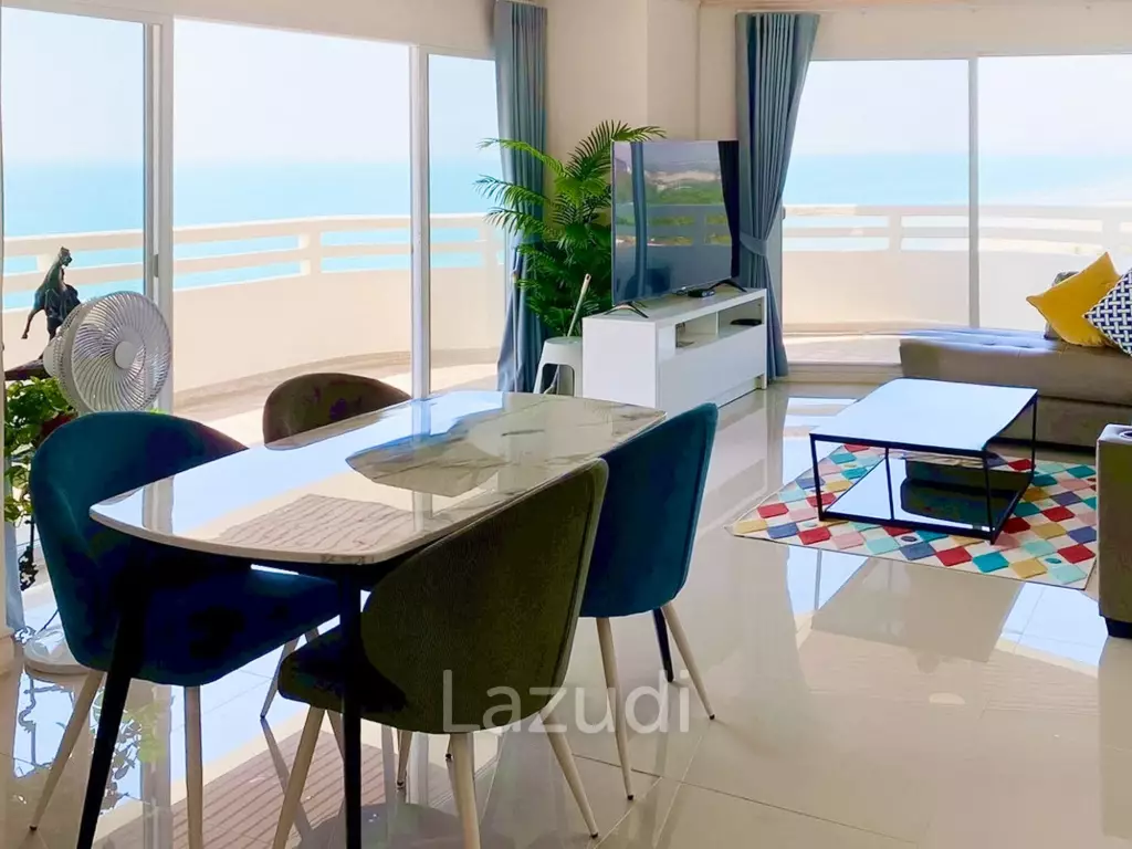 95 sqm sea view condo at VIP Condochain Cha-am