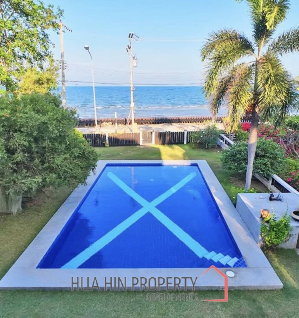 BEACHFRONT 2 STOREY IN SAM ROI YOD  : 4 bed privacy and natural villa