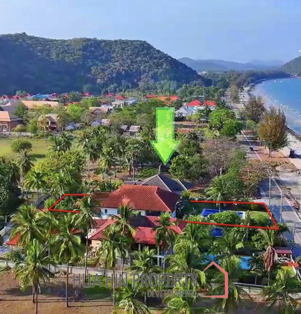 BEACHFRONT 2 STOREY IN SAM ROI YOD  : 4 bed privacy and natural villa