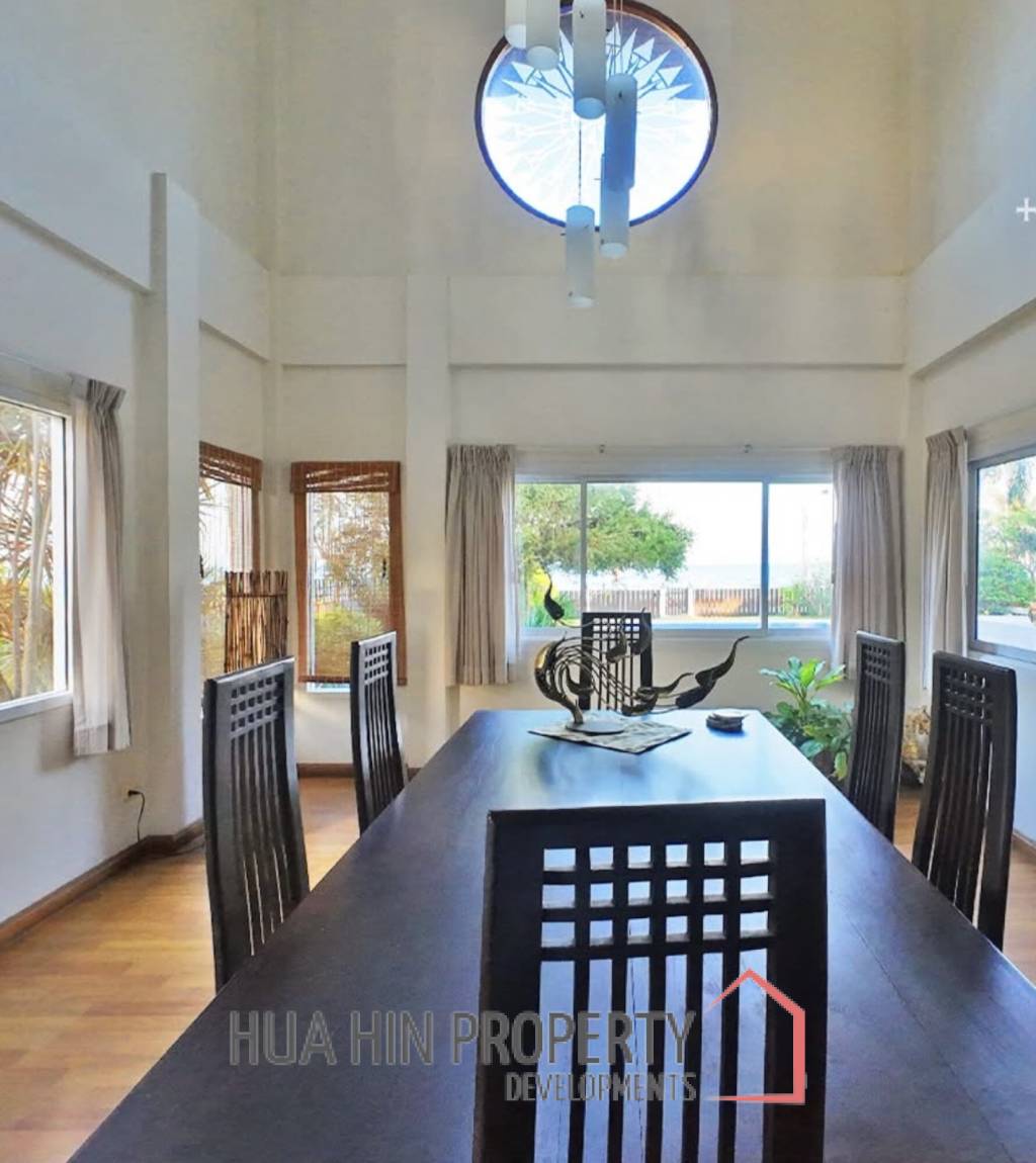 BEACHFRONT 2 STOREY IN SAM ROI YOD  : 4 bed privacy and natural villa