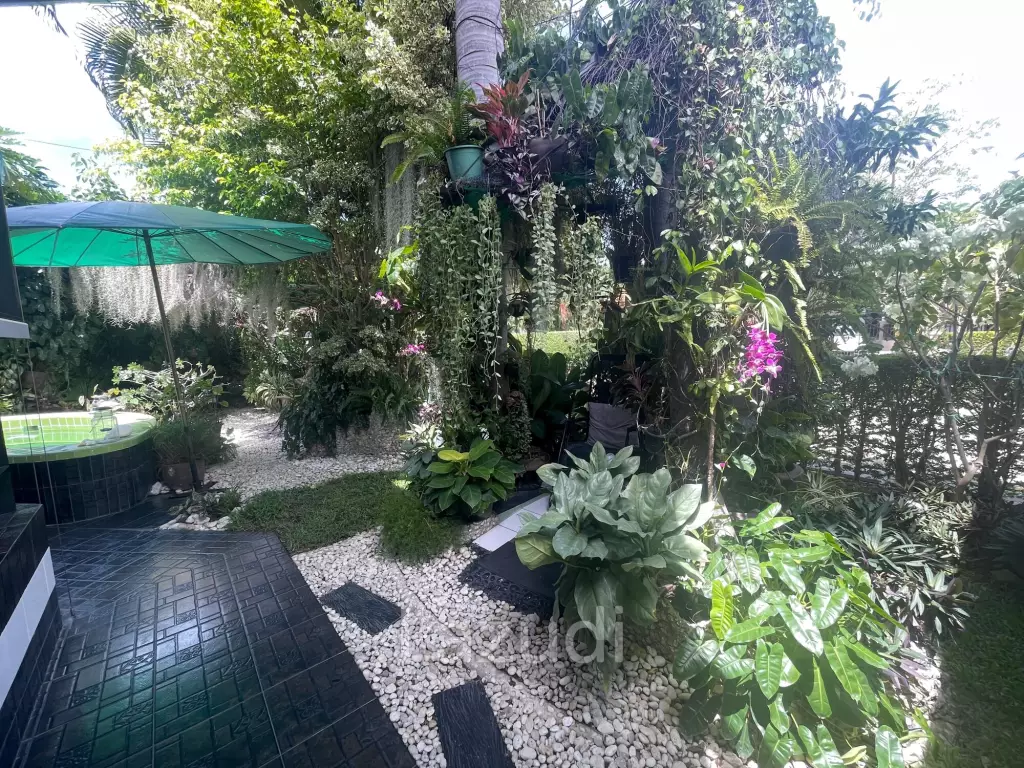 Near the sea / very well-maintained resort / tropical garden