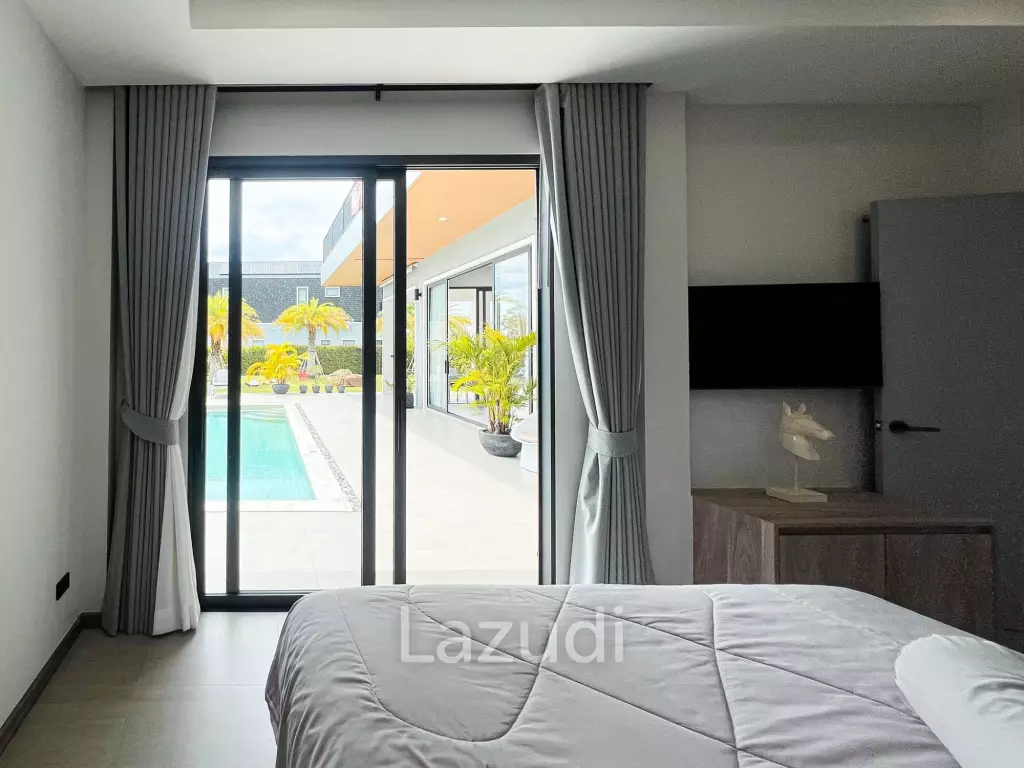 300sqm pool villa with rooftop terrace in Pak Nam Pran