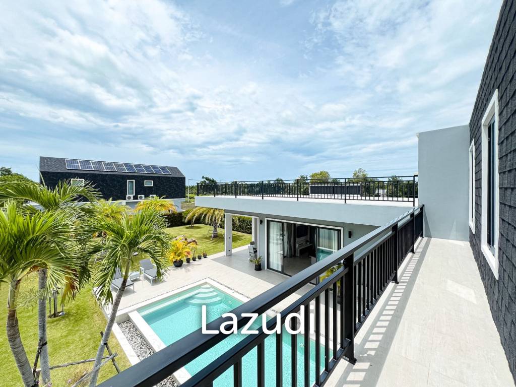 300sqm pool villa with rooftop terrace in Pak Nam Pran
