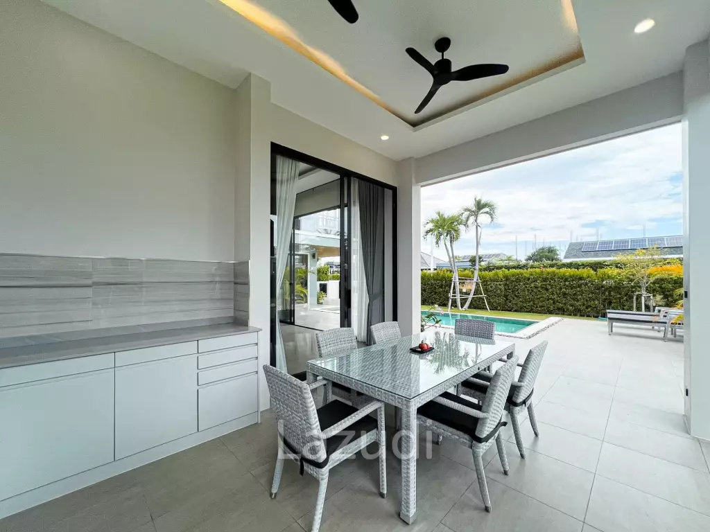 300sqm pool villa with rooftop terrace in Pak Nam Pran