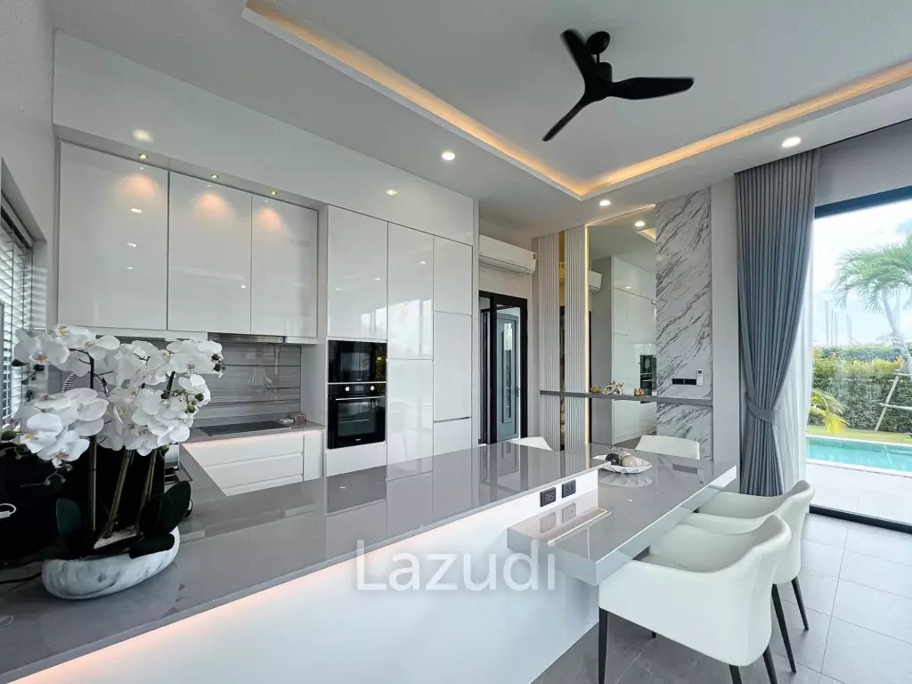 300sqm pool villa with rooftop terrace in Pak Nam Pran