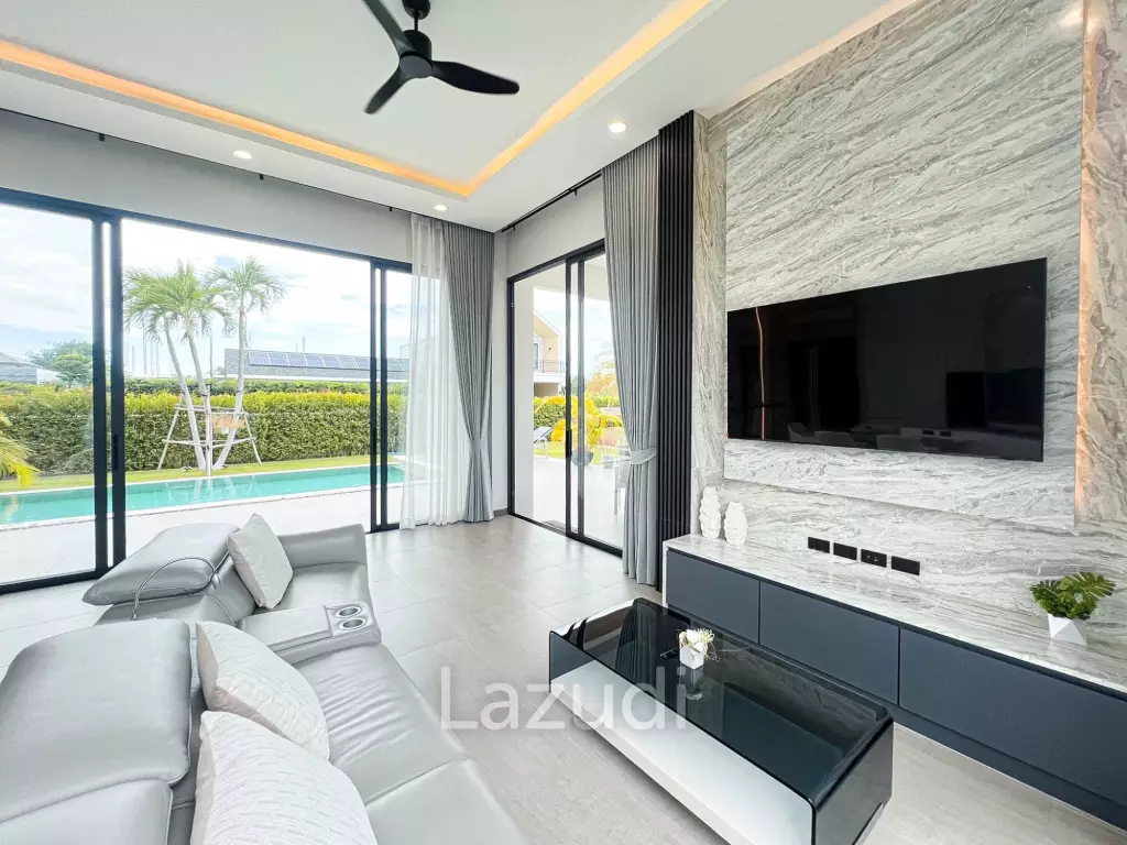 300sqm pool villa with rooftop terrace in Pak Nam Pran