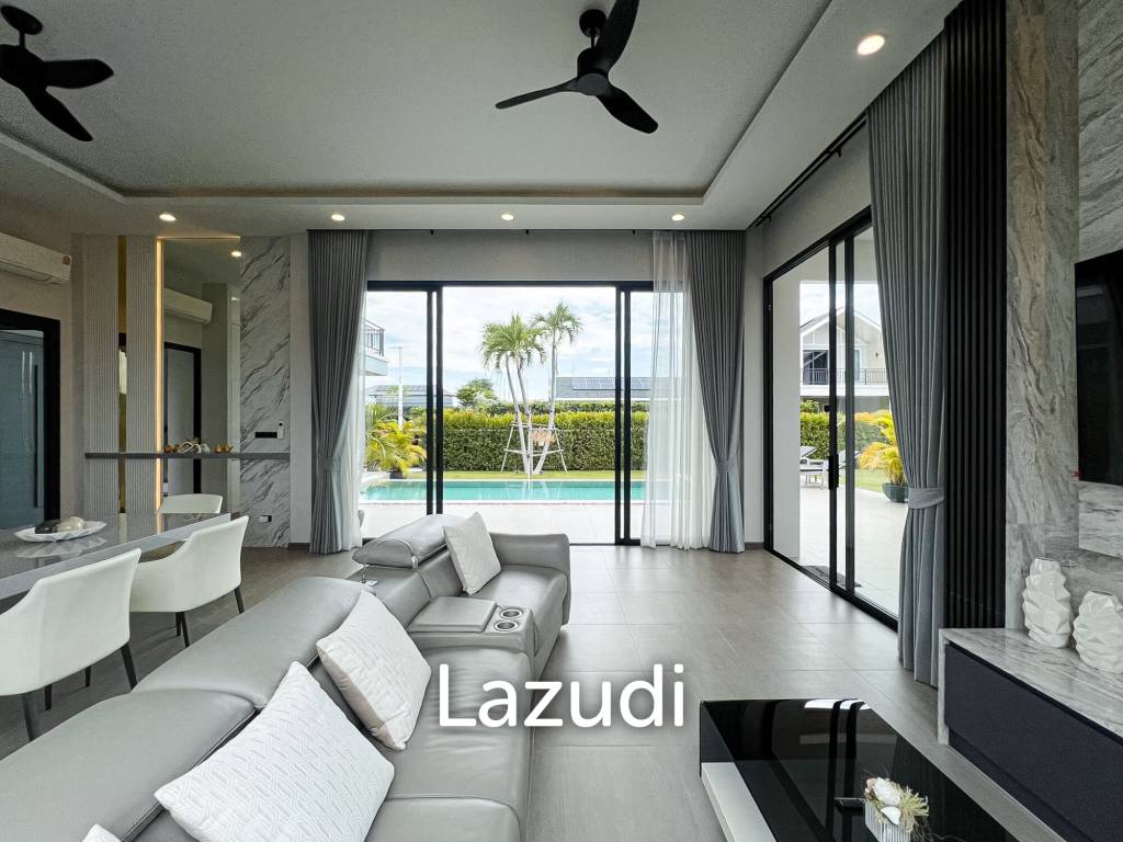 300sqm pool villa with rooftop terrace in Pak Nam Pran