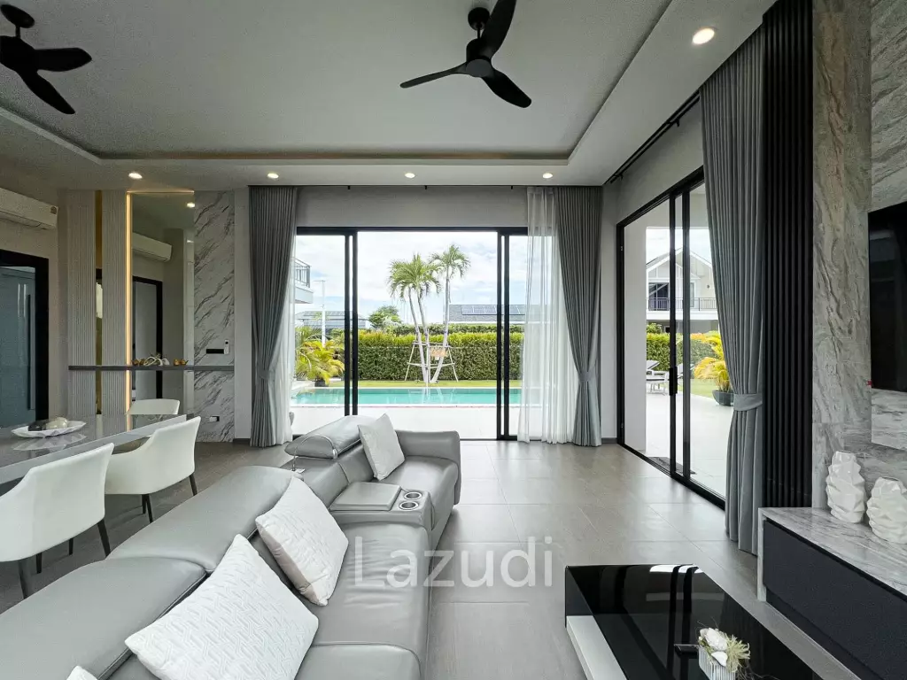 300sqm pool villa with rooftop terrace in Pak Nam Pran