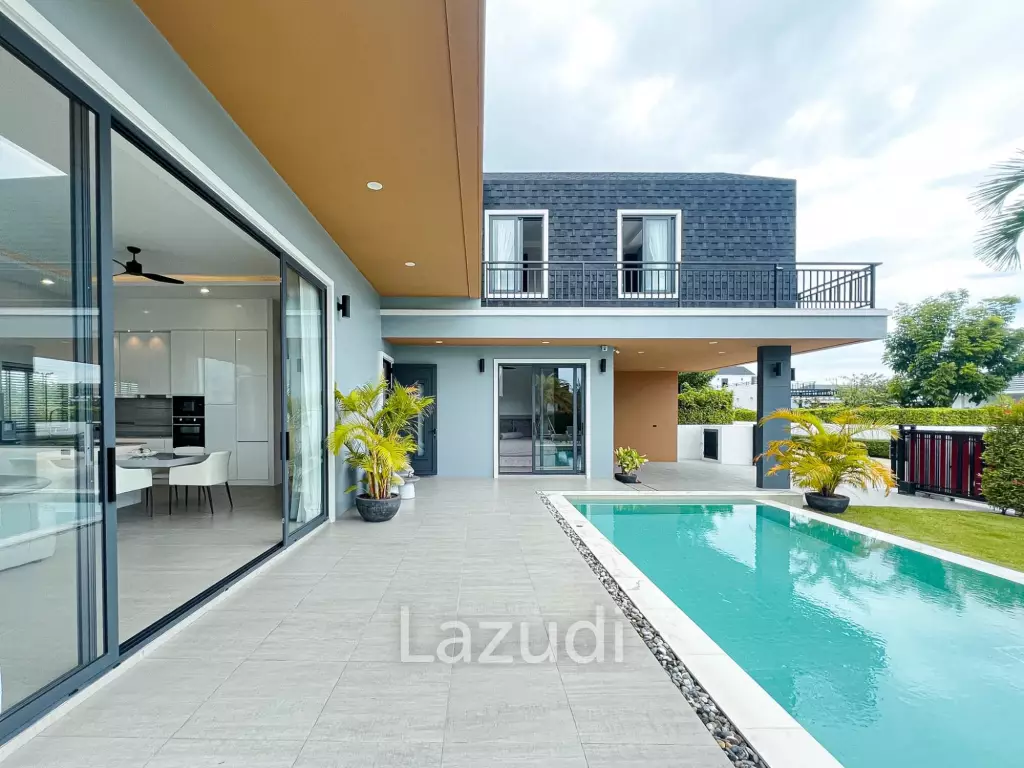 300sqm pool villa with rooftop terrace in Pak Nam Pran