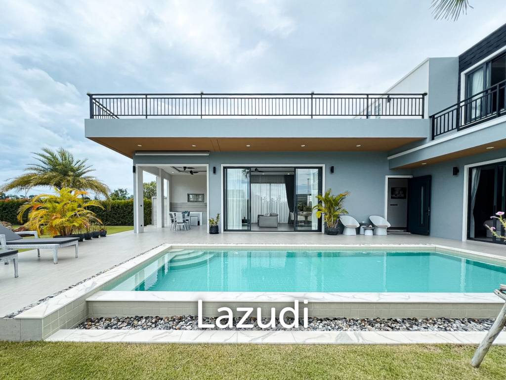 300sqm pool villa with rooftop terrace in Pak Nam Pran