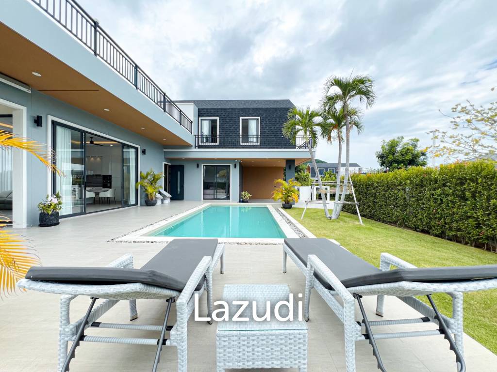 300sqm pool villa with rooftop terrace in Pak Nam Pran