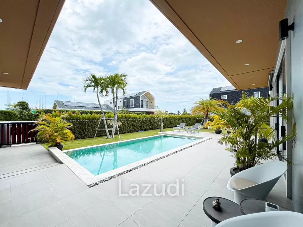 300sqm pool villa with rooftop terrace in Pak Nam Pran