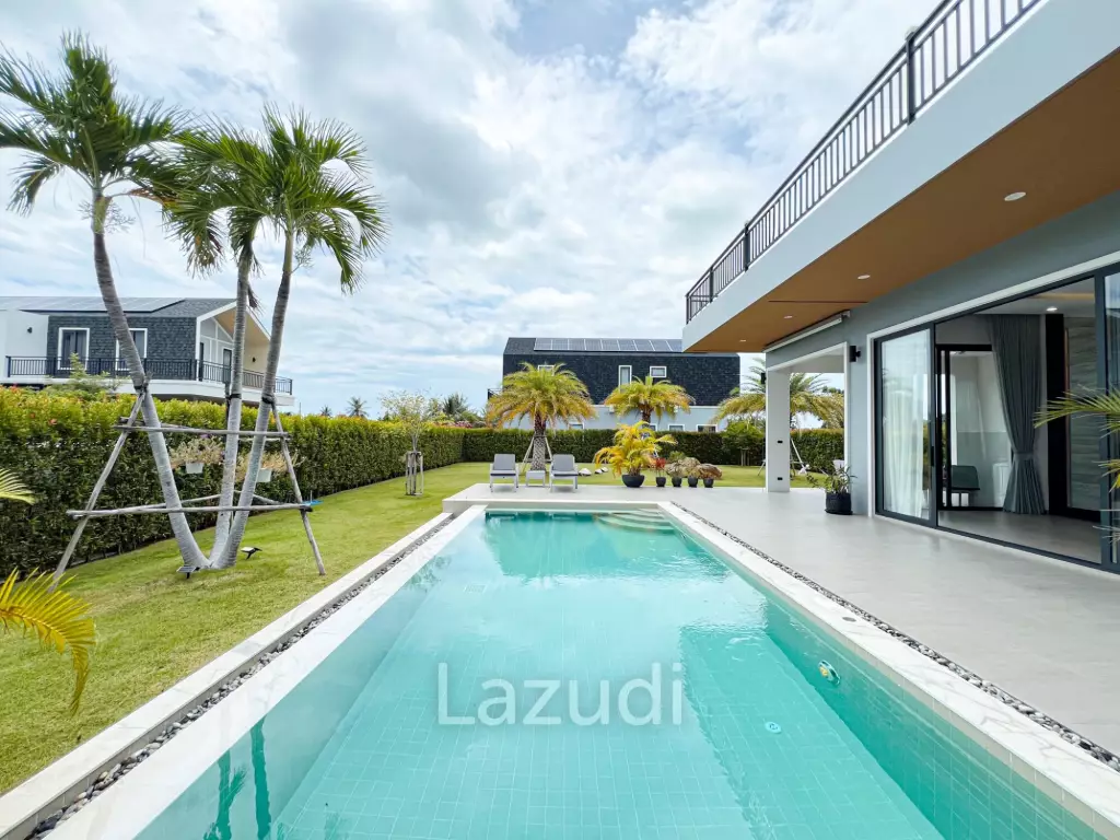 300sqm pool villa with rooftop terrace in Pak Nam Pran