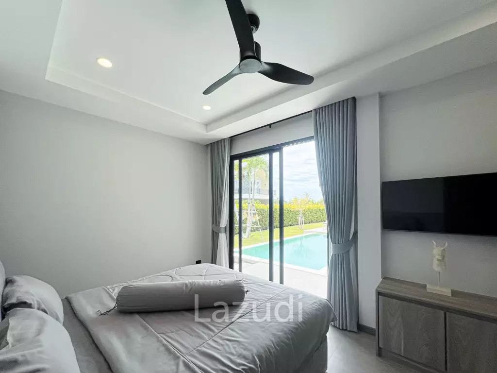 300sqm pool villa with rooftop terrace in Pak Nam Pran