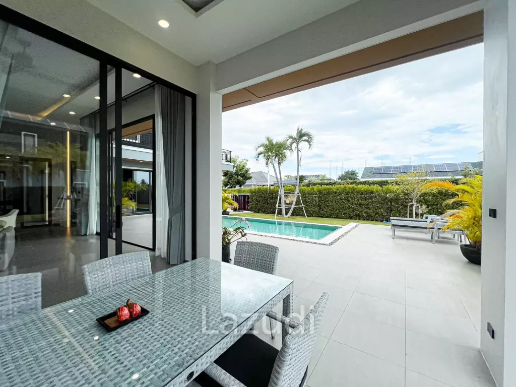 300sqm pool villa with rooftop terrace in Pak Nam Pran