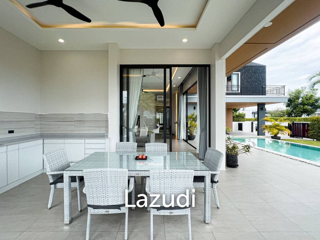300sqm pool villa with rooftop terrace in Pak Nam Pran