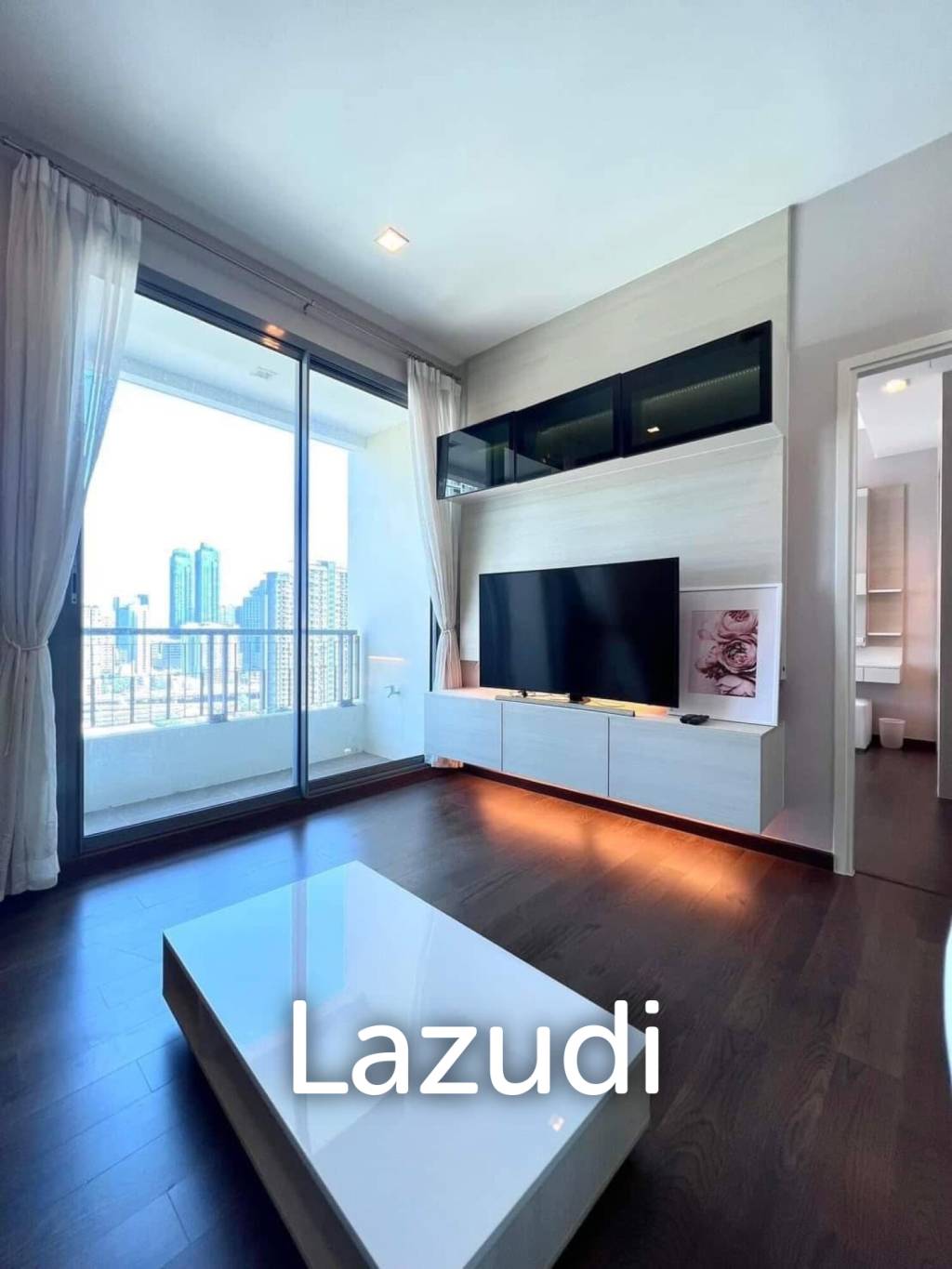 45.5 sqm 1 bedroom condo on 24th floor at Q Asoke Makkasan Bangkok