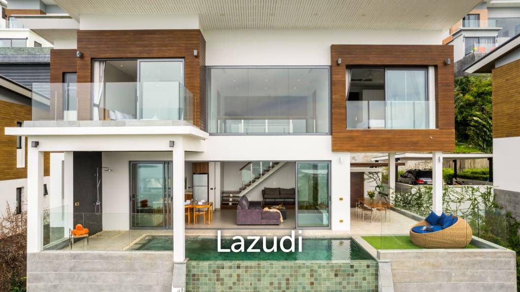 2-Bed Villa with Stunning Sea Views in Chaweng Noi